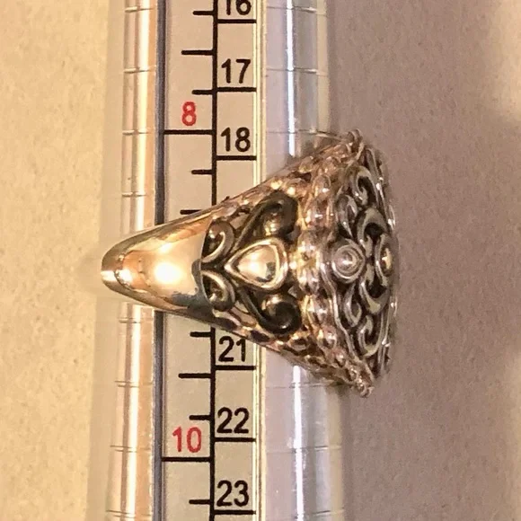 VGUC JAi by John Hardy Sterling & 14K Ring, SZ 9 - Picture 12 of 14